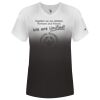 Women's V-Neck Ombre T-Shirt Thumbnail