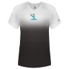 Women's V-Neck Ombre T-Shirt Thumbnail
